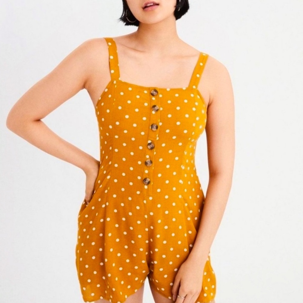American Eagle Polka Dot Romper